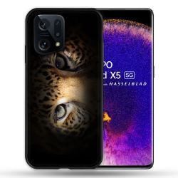 Coque Pour Oppo Find X5 Animal Leopard Yeux