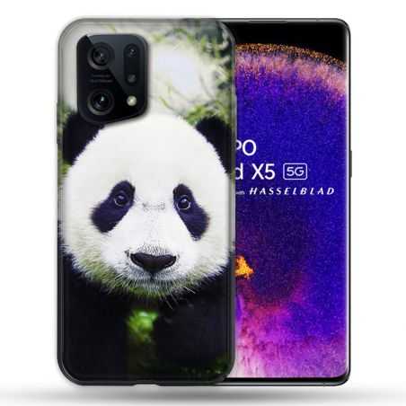 Coque Pour Oppo Find X5 Animal Panda Color