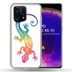 Coque Pour Oppo Find X5 Animal Salamandre Color