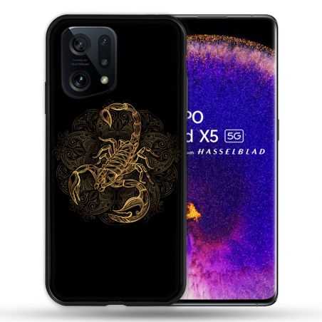 Coque Pour Oppo Find X5 Animal Scorpion Fresque