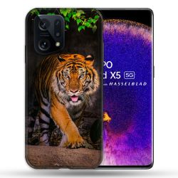 Coque Pour Oppo Find X5 Animal Tigre Jungle