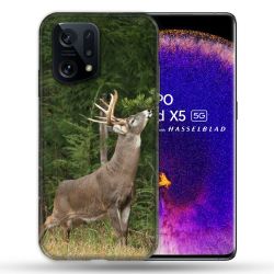 Coque Pour Oppo Find X5 Chasse Cerf