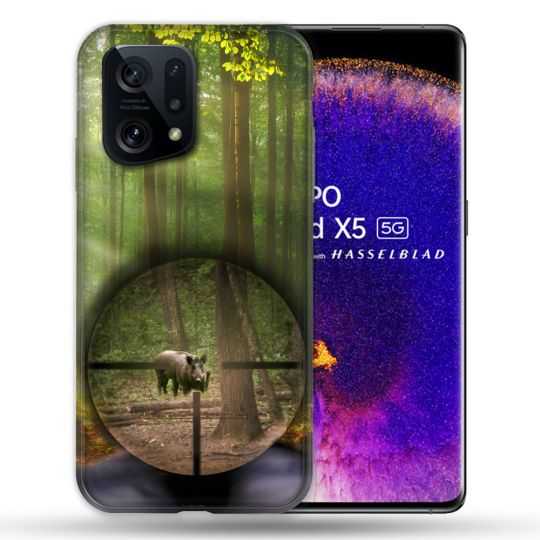 Coque Pour Oppo Find X5 Chasse Sanglier Viseur