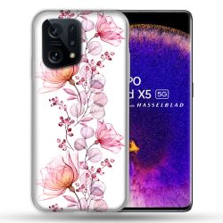 Coque Pour Oppo Find X5 Fleur Eclosion