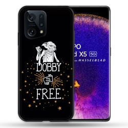 Coque Pour Oppo Find X5 Harry Potter Dobby Free Noir