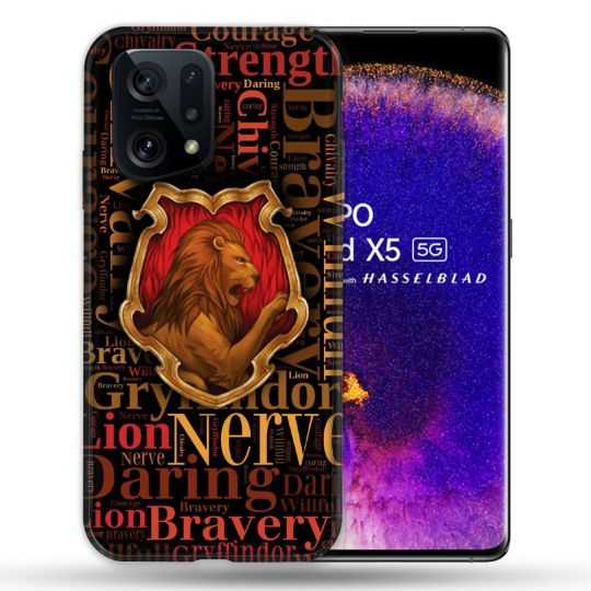 Coque Pour Oppo Find X5 Harry Potter Griffondor