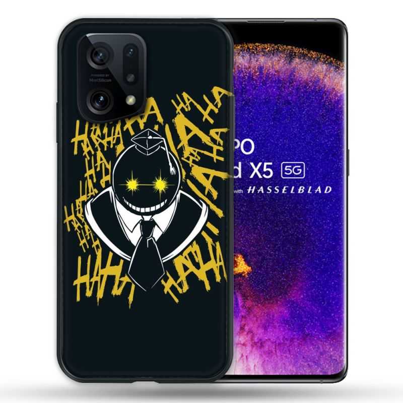 Coque Pour Oppo Find X5 Manga Assassination Classroom Kuro Noir