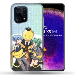 Coque Pour Oppo Find X5 Manga Assassination Classroom Kuro Trio