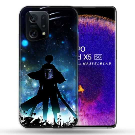 Coque Pour Oppo Find X5 Manga Attaque Titans Levi