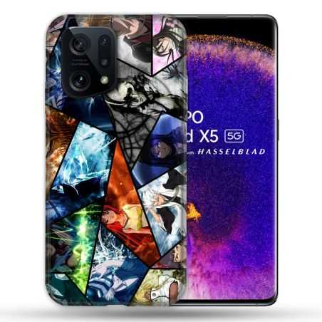 Coque Pour Oppo Find X5 Manga Bleach Pele Mele