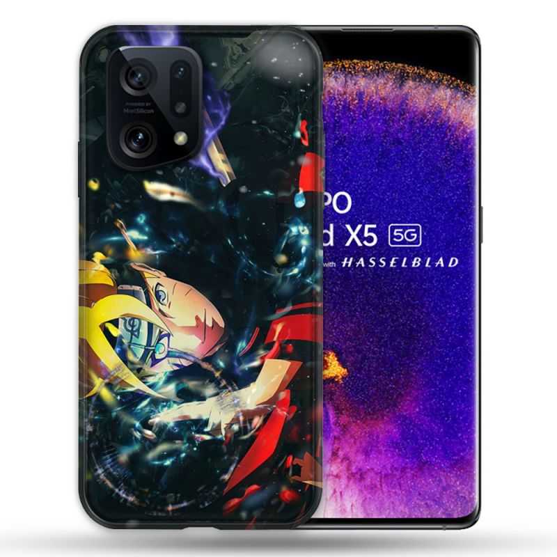 Coque Pour Oppo Find X5 Manga Boruto Eclair