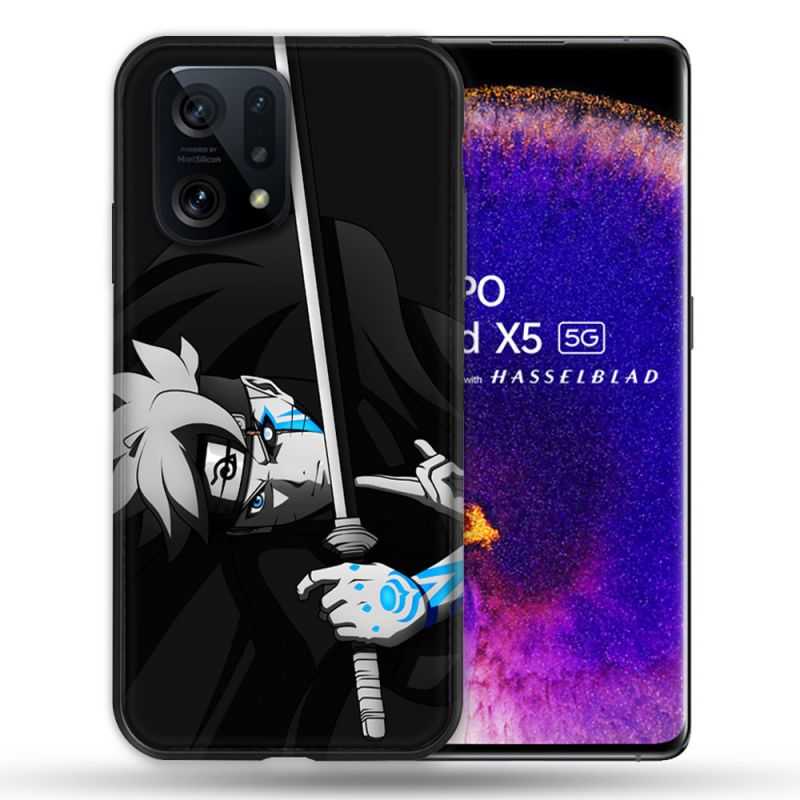 Coque Pour Oppo Find X5 Manga Boruto Epée