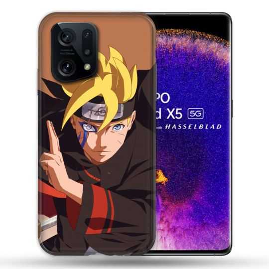 Coque Pour Oppo Find X5 Manga Boruto Signe