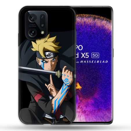 Coque Pour Oppo Find X5 Manga Boruto Tatouage