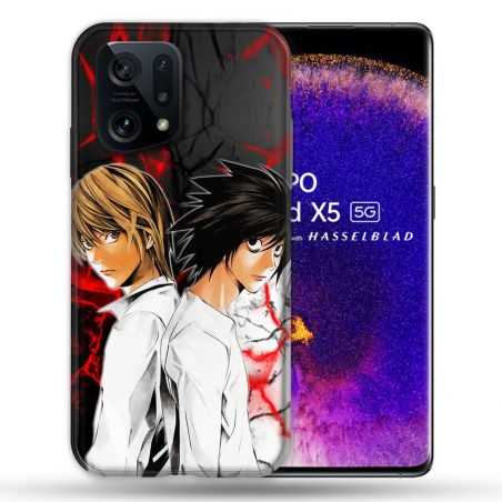 Coque Pour Oppo Find X5 Manga Death Note Duo