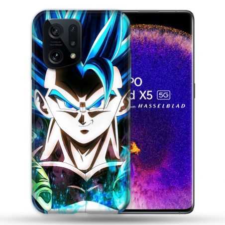 Coque Pour Oppo Find X5 Manga Dragon Ball Gogeta Visage