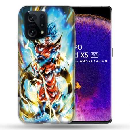 Coque Pour Oppo Find X5 Manga Dragon Ball Sangoku Blanc