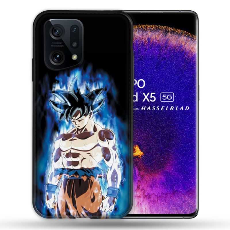 Coque Pour Oppo Find X5 Manga Dragon Ball Sangoku Noir