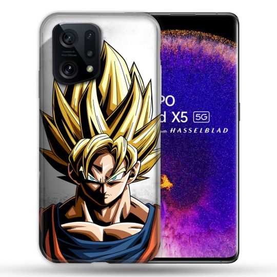 Coque Pour Oppo Find X5 Manga Dragon Ball Sangoku Portrait