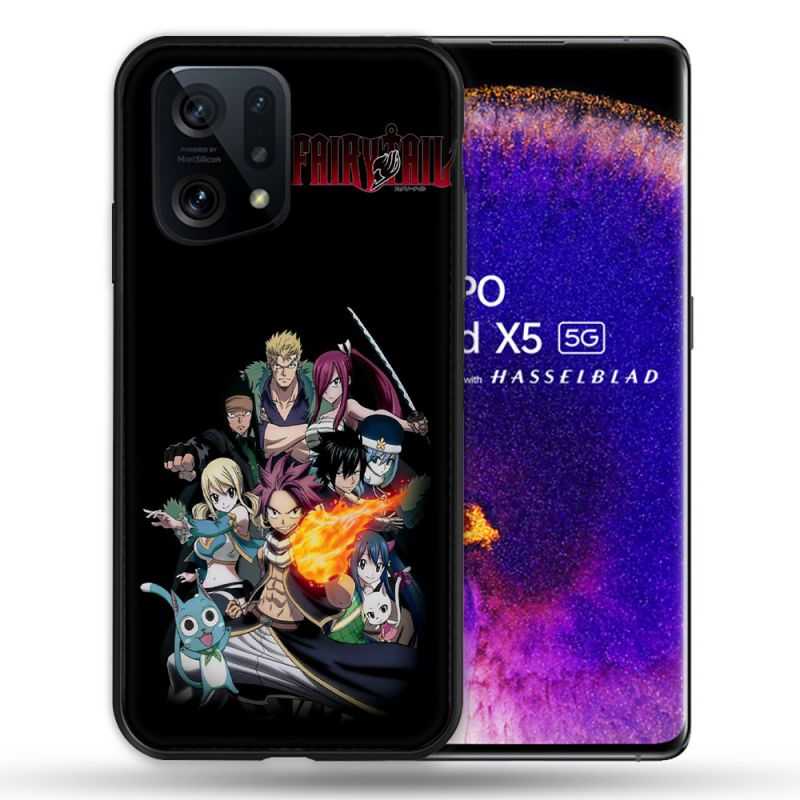 Coque Pour Oppo Find X5 Manga Fairy Tail Logo Team