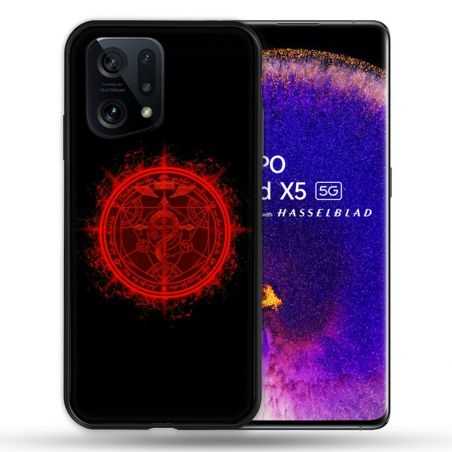 Coque Pour Oppo Find X5 Manga Fullmetal Alchemist Logo
