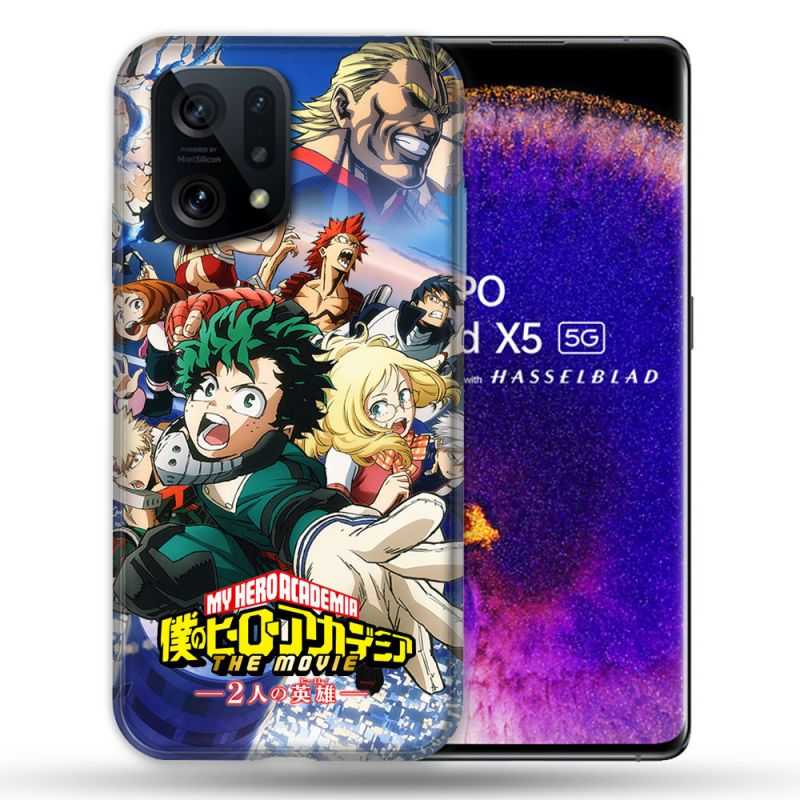 Coque Pour Oppo Find X5 Manga My Hero Academia Affiche