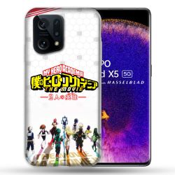 Coque Pour Oppo Find X5 Manga My Hero Academia Blanc