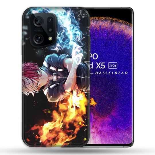 Coque Pour Oppo Find X5 Manga My Hero Academia Shoto