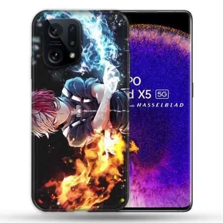 Coque Pour Oppo Find X5 Manga My Hero Academia Shoto