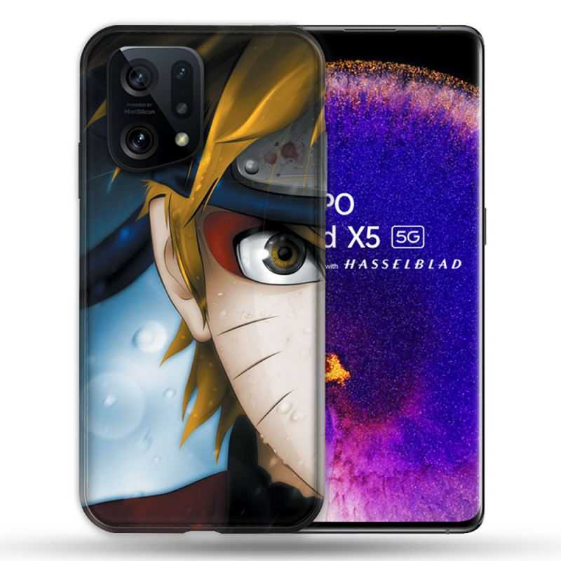 Coque Pour Oppo Find X5 Manga Naruto Blanc