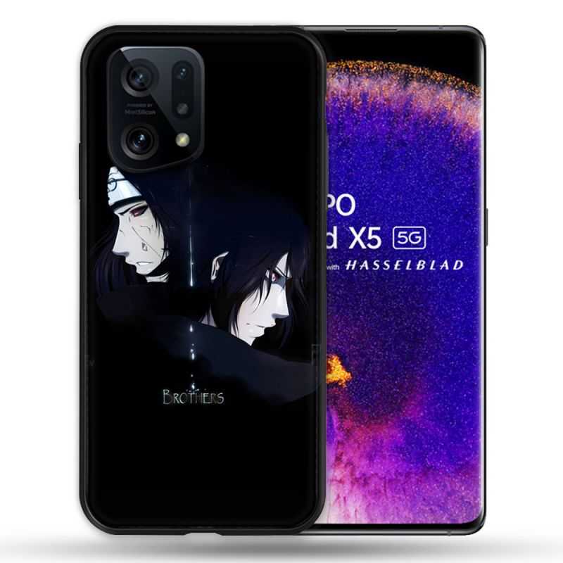 Coque Pour Oppo Find X5 Manga Naruto Sasuke Itachi