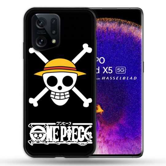 Coque Pour Oppo Find X5 Manga One Piece Tete de Mort