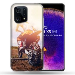 Coque Pour Oppo Find X5 Moto Cross Soleil