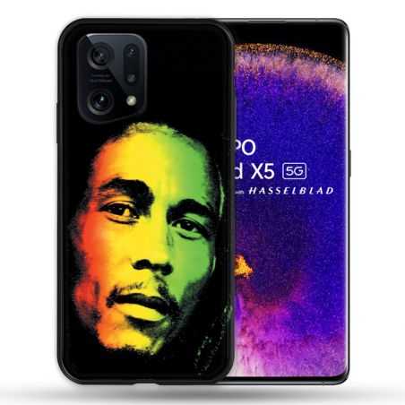 Coque Pour Oppo Find X5 Musique Bob Marley 2