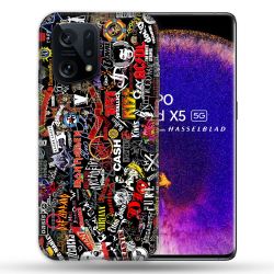 Coque Pour Oppo Find X5 Musique Rock Groupe