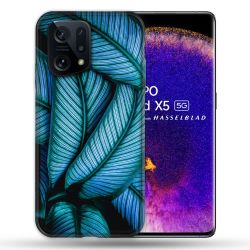 Coque Pour Oppo Find X5 Nature Feuille Palmier