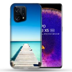 Coque Pour Oppo Find X5 Nature Pont Mer