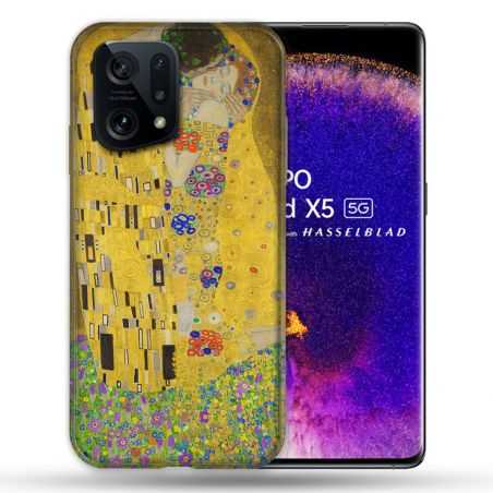 Coque Pour Oppo Find X5 Peinture Le Baiser