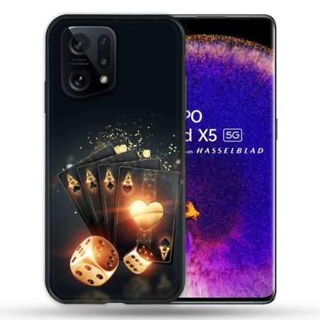 Coque Pour Oppo Find X5 Poker Des