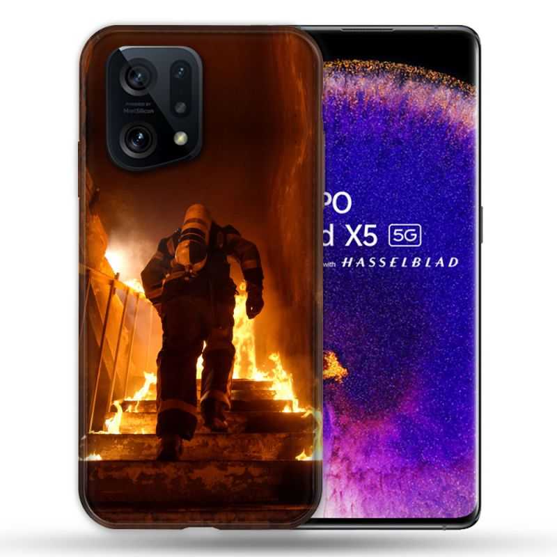 Coque Pour Oppo Find X5 Pompier Escalier