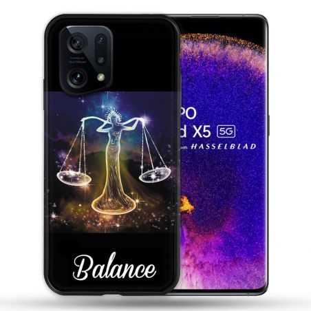Coque Pour Oppo Find X5 Signe Zodiaque 2 Balance