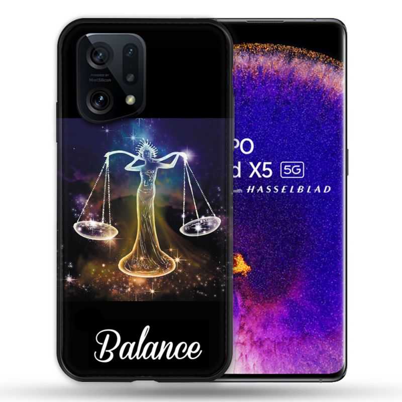 Coque Pour Oppo Find X5 Signe Zodiaque 2 Balance