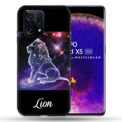 Coque Pour Oppo Find X5 Signe Zodiaque 2 Lion