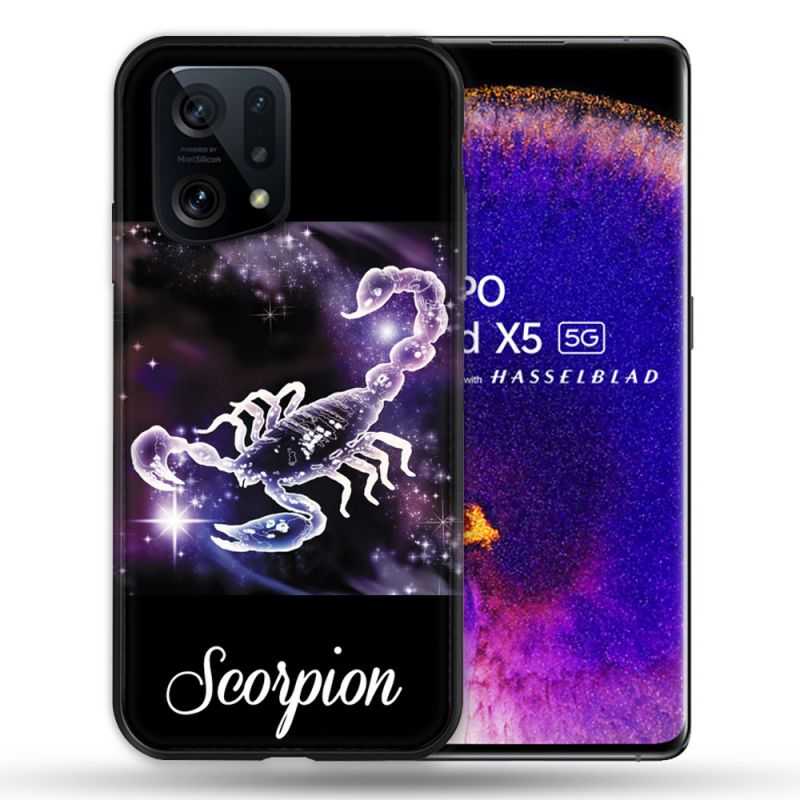 Coque Pour Oppo Find X5 Signe Zodiaque 2 Scorpion