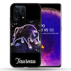 Coque Pour Oppo Find X5 Signe Zodiaque 2 Taureau