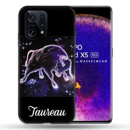 Coque Pour Oppo Find X5 Signe Zodiaque 2 Taureau