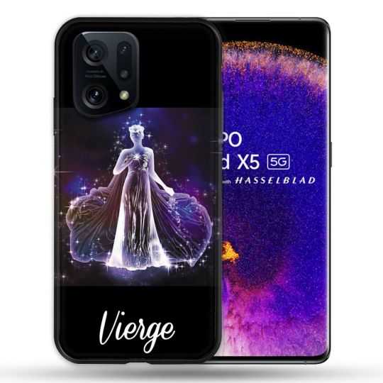 Coque Pour Oppo Find X5 Signe Zodiaque 2 Vierge