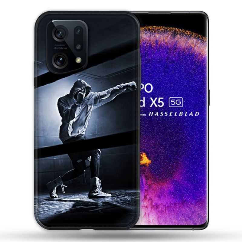 Coque Pour Oppo Find X5 Sport Boxe Poing