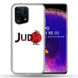 Coque Pour Oppo Find X5 Sport Judo Logo