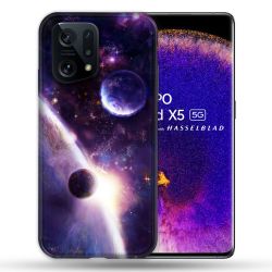 Coque Pour Oppo Find X5 Univers Planete Stellaire